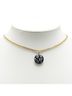 Chanel Black Chanel Coco Mark Necklace Gold Black Plated Fake Pearl Women's CHANEL One size - photo 6