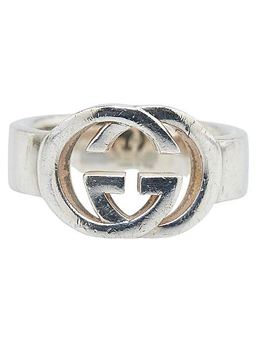 Gucci Gucci Interlocking G Ring #9 SV925 Silver Women's GUCCI (view 2)