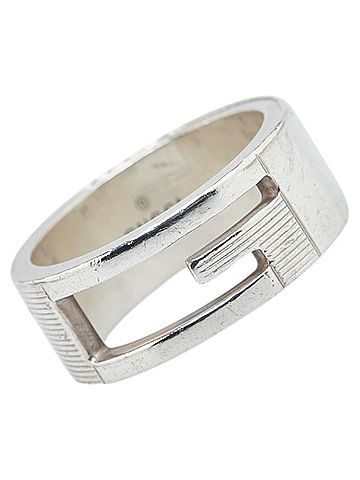 Gucci Gucci Branded G Ring #14 SV925 Silver Women's GUCCI (view 1)