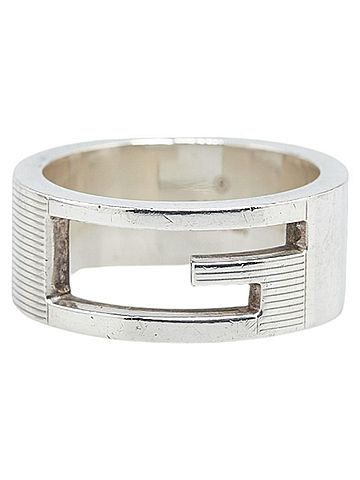 Gucci Gucci Branded G Ring #11 SV925 Silver Women's GUCCI (view 2)