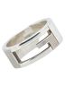 Gucci 100% Sterling Silver Multi Color Gucci Branded G Ring #10 SV925 Silver Women's GUCCI One size - photo 1