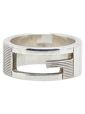 Gucci Gucci Branded G Ring #10 SV925 Silver Women's GUCCI (view 2)