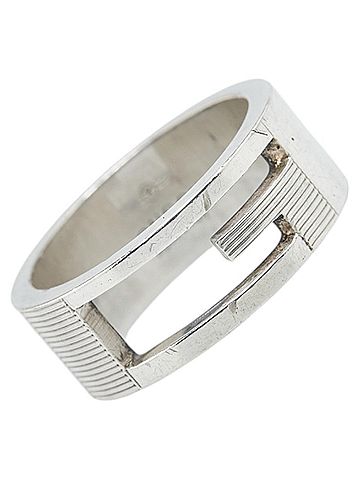Gucci Gucci Branded G Ring #13 SV925 Silver Women's GUCCI (view 1)