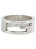 Gucci 100% Sterling Silver Silver Toned Gucci Branded G Ring #13 SV925 Silver Women's GUCCI One size - photo 2