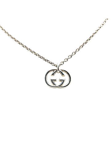 Gucci Gucci Interlocking G Necklace SV925 Silver Women's GUCCI (view 1)