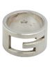 Gucci 100% Sterling Silver Silver Toned Gucci Branded G Ring #11 SV925 Silver Women's GUCCI One size - photo 5