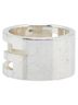 Gucci 100% Sterling Silver Silver Toned Gucci Branded G Ring, SV925 Silver, Women's, GUCCI One size - photo 3