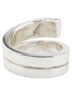 Gucci 100% Sterling Silver Silver Toned Gucci logo snake ring in silver (SV925) for women. One size - photo 4