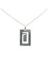 Gucci 100% Sterling Silver Silver Toned Gucci Cutout G Necklace SV925 Silver Women's GUCCI One size - photo 1