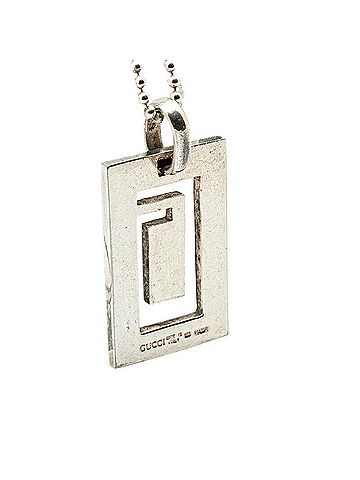 Gucci Gucci Cutout G Necklace SV925 Silver Women's GUCCI (view 2)