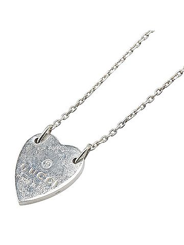 Gucci Gucci Heart Plate Necklace in SV925 Silver for Women (view 1)