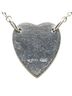 Gucci 100% Sterling Silver Silver Toned Gucci Heart Plate Necklace in SV925 Silver for Women One size - photo 3