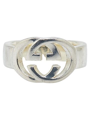 Gucci Gucci Interlocking G Ring #7 SV925 Silver Women's GUCCI (view 2)