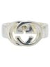 Gucci 100% Sterling Silver Silver Toned Gucci Interlocking G Ring #7 SV925 Silver Women's GUCCI One size - photo 2