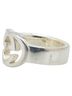 Gucci 100% Sterling Silver Silver Toned Gucci Interlocking G Ring #7 SV925 Silver Women's GUCCI One size - photo 3