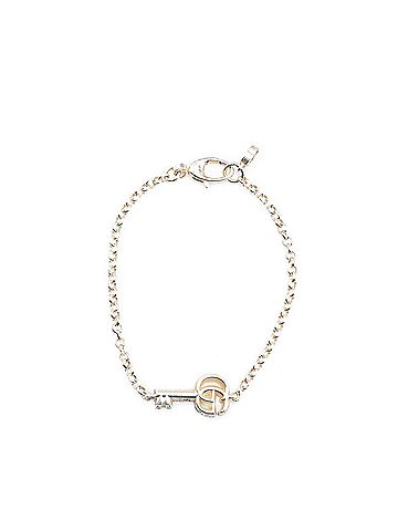 Gucci Gucci Double G Key Charm Bracelet #17 SV925 Silver Women's GUCCI (view 2)