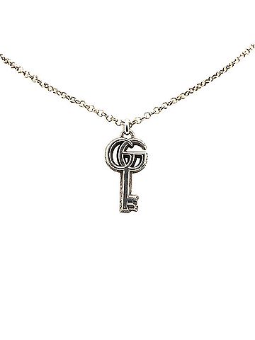 Gucci Gucci Double G Key Necklace SV925 Silver Men's GUCCI (view 1)