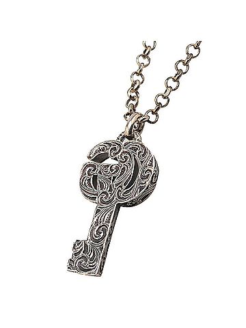 Gucci Gucci Double G Key Necklace SV925 Silver Men's GUCCI (view 2)