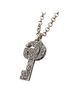 Gucci 100% Sterling Silver Silver Toned Gucci Double G Key Necklace SV925 Silver Men's GUCCI One size - photo 2