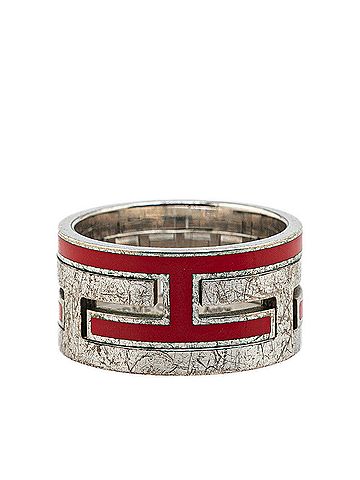 Hermès Hermes Move Ash Ring #50 SV925 Silver Women's HERMES (view 1)