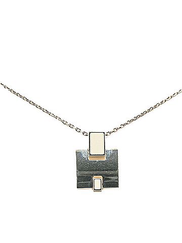 Hermès Hermes Irene Necklace White Silver Metal Women's HERMES (view 1)