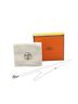 Hermès 100% Metal White Hermes Irene Necklace White Silver Metal Women's HERMES One size - photo 4