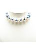 Chanel Blue Chanel Coco Mark Necklace Gold Blue Faux Pearl Plated Women's CHANEL One size - photo 1