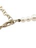 Chanel Blue Chanel Coco Mark Necklace Gold Blue Faux Pearl Plated Women's CHANEL One size - photo 4