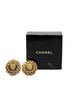Chanel 100% Metal Gold Toned Chanel Coco Mark Earrings with Rice Motif, Gold Plated, Women's, CHANEL One size - photo 5