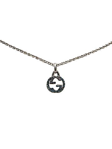 Gucci Gucci Interlocking G Necklace SV925 Silver Women's GUCCI (view 1)