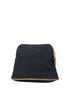 Hermès Black Brown Hermes Bolide Pouch 20 Black Brown Cotton Leather Women's HERMES One size - photo 2