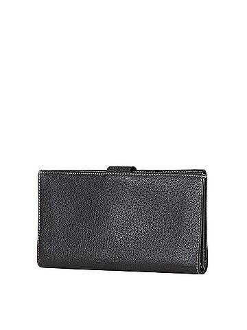Salvatore Ferragamo Salvatore Ferragamo Gancini Long Wallet IY-22 1283 Black Leather Women's (view 2)