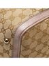 Gucci Tan Pink Gucci GG Canvas Sherry Line Shoulder Bag Handbag 247205 Beige Pink Leather Women's GUCCI One size - photo 5
