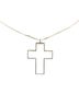 Gucci 100% Sterling Silver Multi Color Gucci Open Cross Necklace in 925 Sterling Silver for Women One size - photo 1