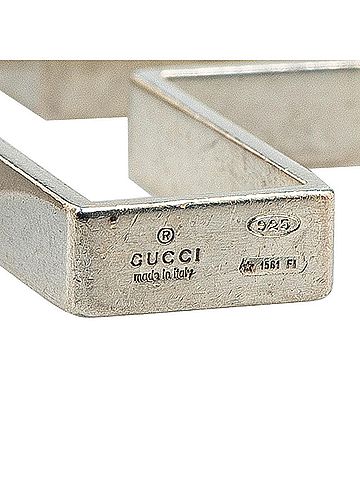 Gucci Gucci Open Cross Necklace in 925 Sterling Silver for Women (view 2)