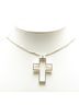 Gucci 100% Sterling Silver Multi Color Gucci Open Cross Necklace in 925 Sterling Silver for Women One size - photo 4
