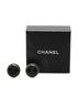Chanel 100% Metal Black Chanel Coco Mark Earrings Black Gold Plated Plastic Women's CHANEL One size - photo 4