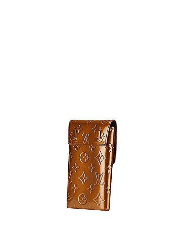 Louis Vuitton Louis Vuitton Monogram Vernis Walker Pochette M91154 Bronze Brown Patent Leather Women's LOUIS VUITTON (view 2)