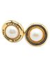 Chanel 100% Pearl Gold Toned Chanel Coco Mark 31 RUE CAMBON PARIS Earrings Gold Plated Fake Pearl Women's CHANEL One size - photo 1