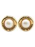 Chanel 100% Pearl Gold Toned Chanel Coco Mark 31 RUE CAMBON PARIS Earrings Gold Plated Fake Pearl Women's CHANEL One size - photo 2