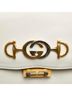 Gucci 100% Leather Gold Silver White Gucci Zumi Shoulder Bag 576388 White Gold Silver Leather Women's GUCCI One size - photo 6