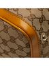 Gucci Tan Yellow Gucci GG Canvas Sherry Line Shoulder Bag 247205 Beige Yellow Leather Women's GUCCI One size - photo 4