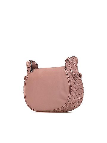 Bottega Veneta Bottega Veneta Intrecciato Shoulder Bag Beige Pink Leather Women's BOTTEGAVENETA (view 2)