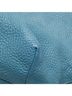 Prada 100% Leather Blue Prada Logo Metal Tote Bag/Shoulder Bag, 2-Way, Blue Leather, Women's, PRADA One size - photo 6
