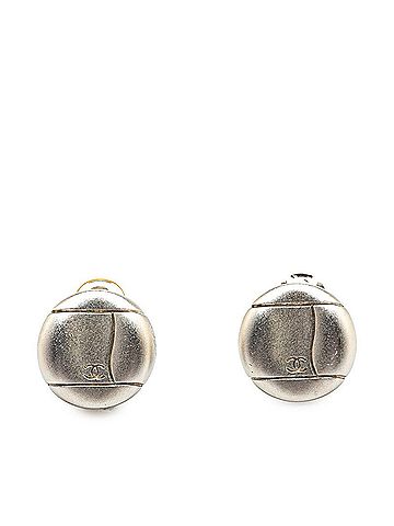 Chanel Chanel Earrings Silver Metal Women's CHANEL (view 1)