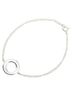 Tiffany 100% Sterling Silver Multi Color Tiffany & Co. Circle Bracelet, Double Chain, SV925 Silver, Women's One size - photo 1