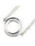 Tiffany 100% Sterling Silver Multi Color Tiffany & Co. Circle Bracelet, Double Chain, SV925 Silver, Women's One size - photo 4
