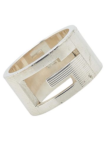 Gucci Gucci Branded G Ring #15 SV925 Silver Women's GUCCI (view 1)