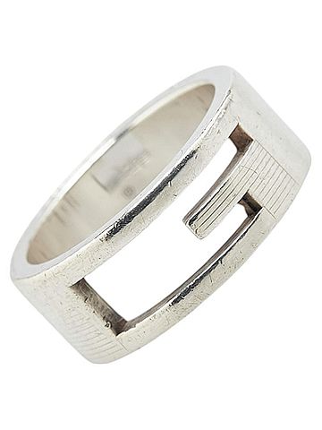 Gucci Gucci Branded G Ring #14 SV925 Silver Women's GUCCI (view 1)