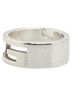 Gucci 100% Sterling Silver Silver Toned Gucci Branded G Ring #14 SV925 Silver Women's GUCCI One size - photo 3